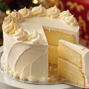 vanila buttercream cake