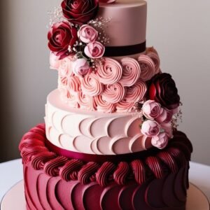 floral designer cake